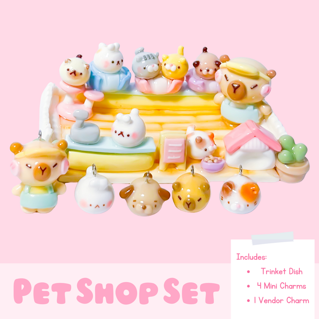 Pet Shop Trinket Dish Set