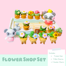 Load image into Gallery viewer, Flower Shop Trinket Dish Set
