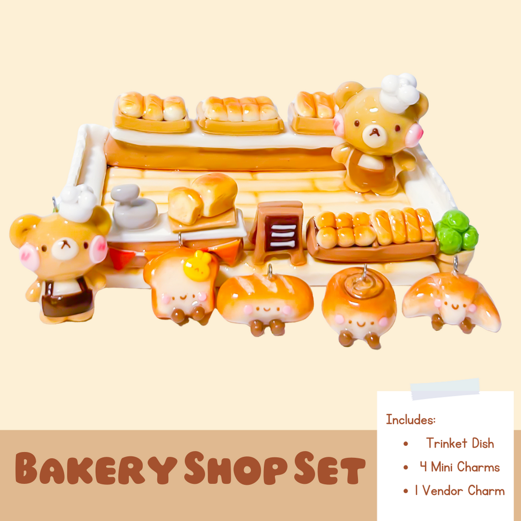 Bakery Shop Trinket Dish Set