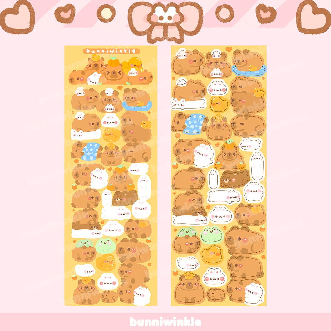 Capybara Deco Stickers