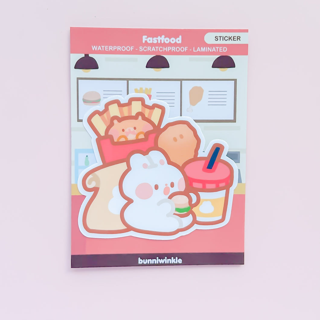 Fastfood Waterproof Stickers