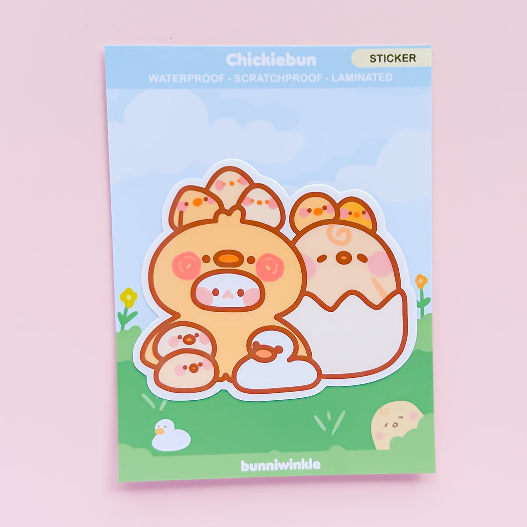 Chickie Bun Waterproof Stickers