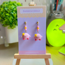 Load image into Gallery viewer, Kirby Dangling Clay Earrings
