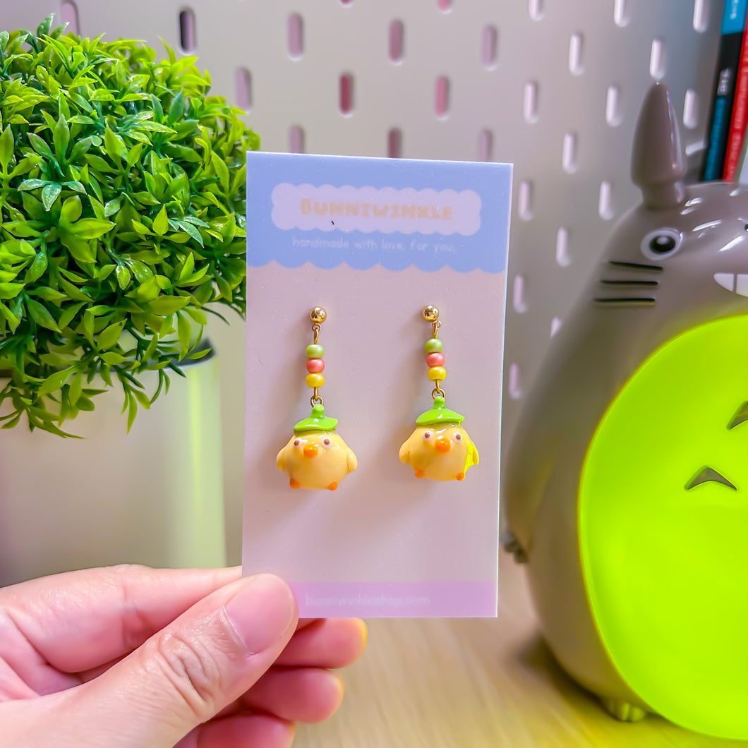 Ootorisama Dangling Clay Earrings