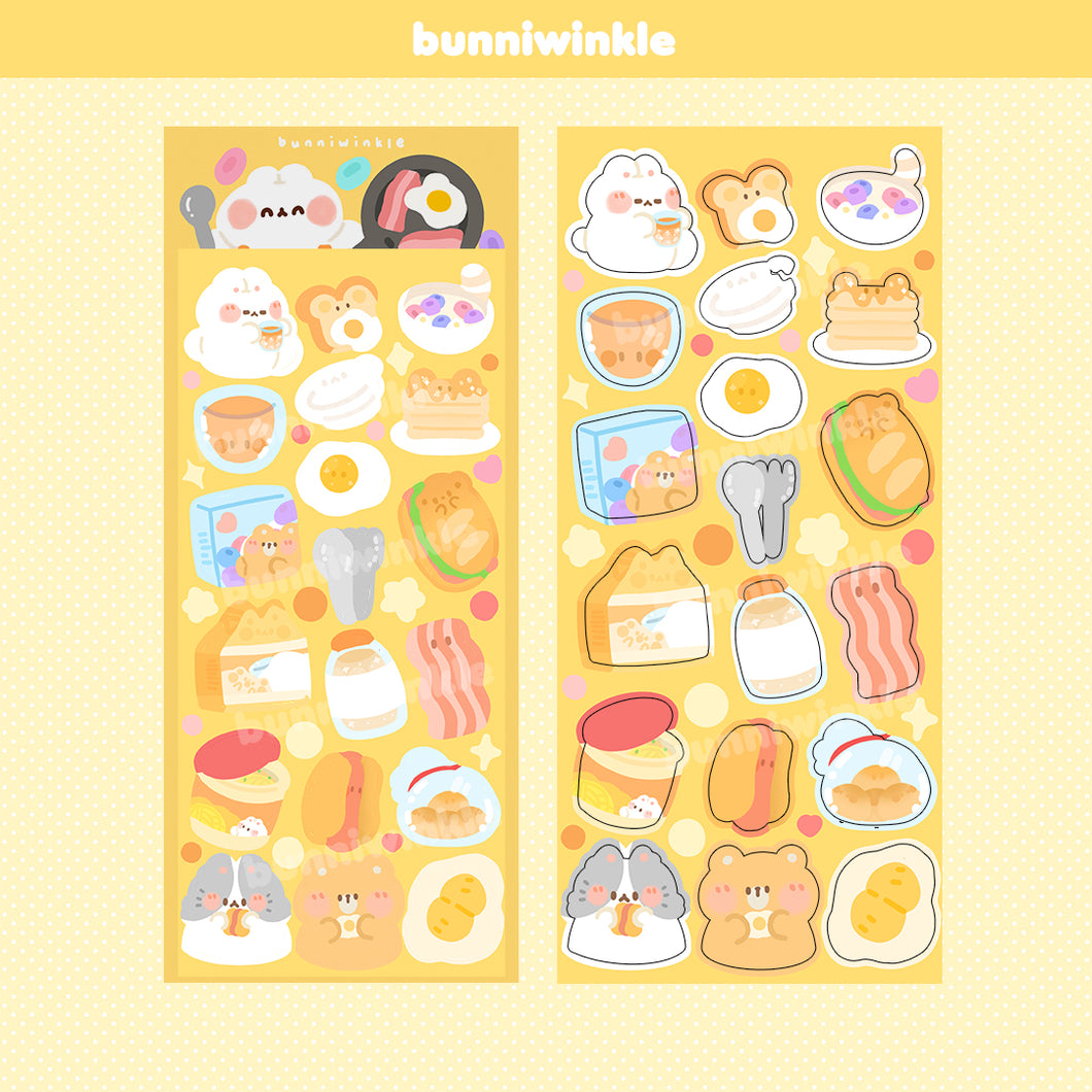 Breakfast Deco Sticker