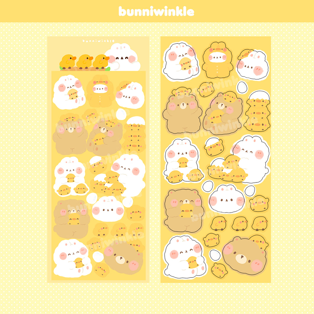 Chickie Bunni Deco Sticker